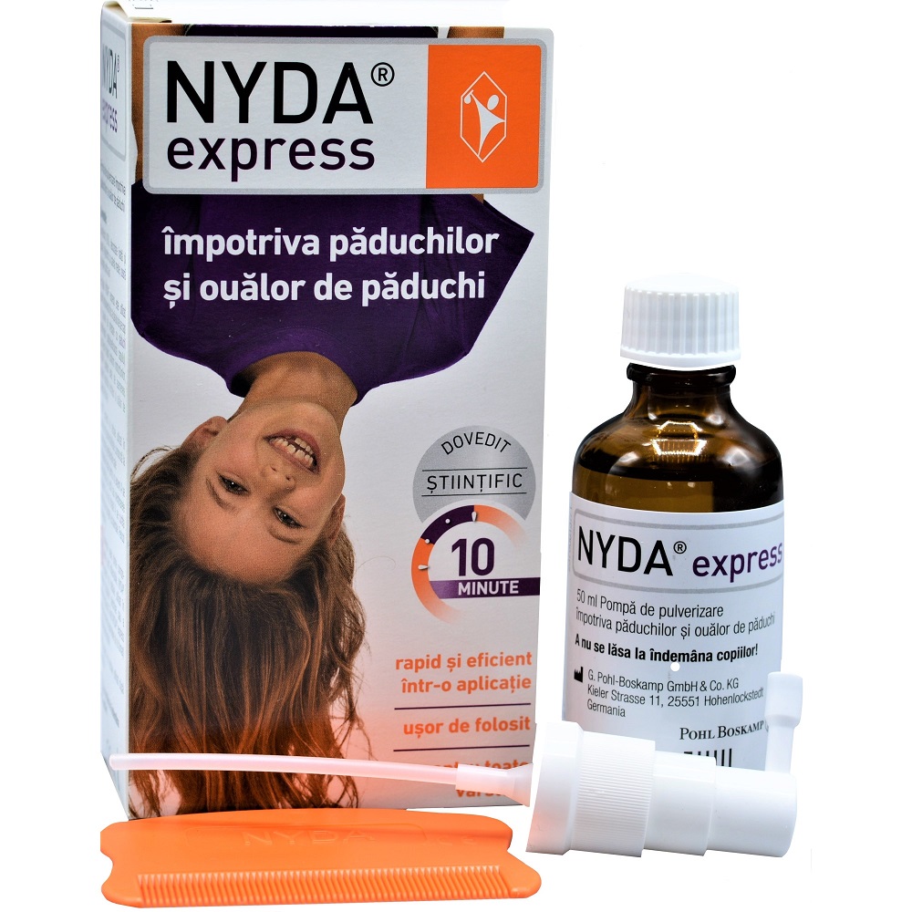 Solutie impotriva paduchilor Nyda express, 50 ml, Pohl Boskamp