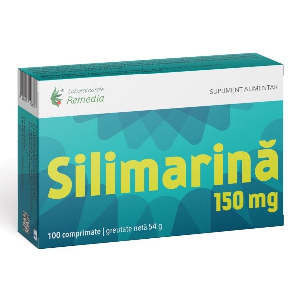 Silimarina, 150 mg, 100 comprimate, Laboratoarele Remedia