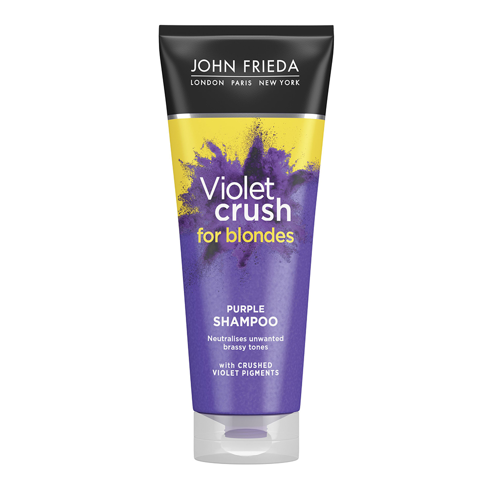 Sampon cu pigmenti violet pentru par blond Violet Crush, 250 ml, John Frieda