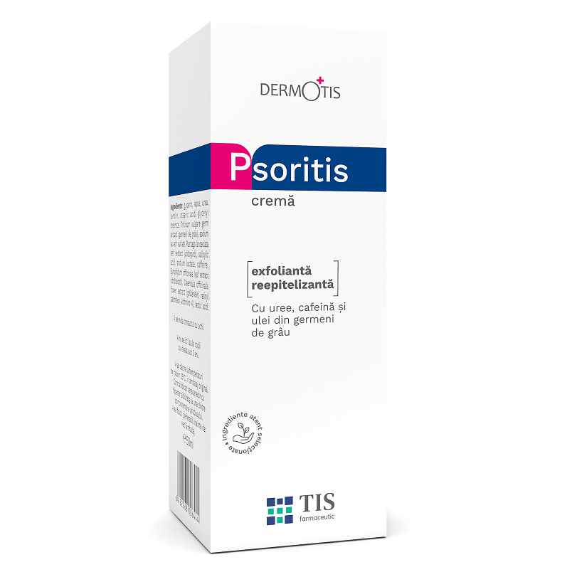 Crema PsoriTis Dermotis, 50 ml, Tis Farmaceutic