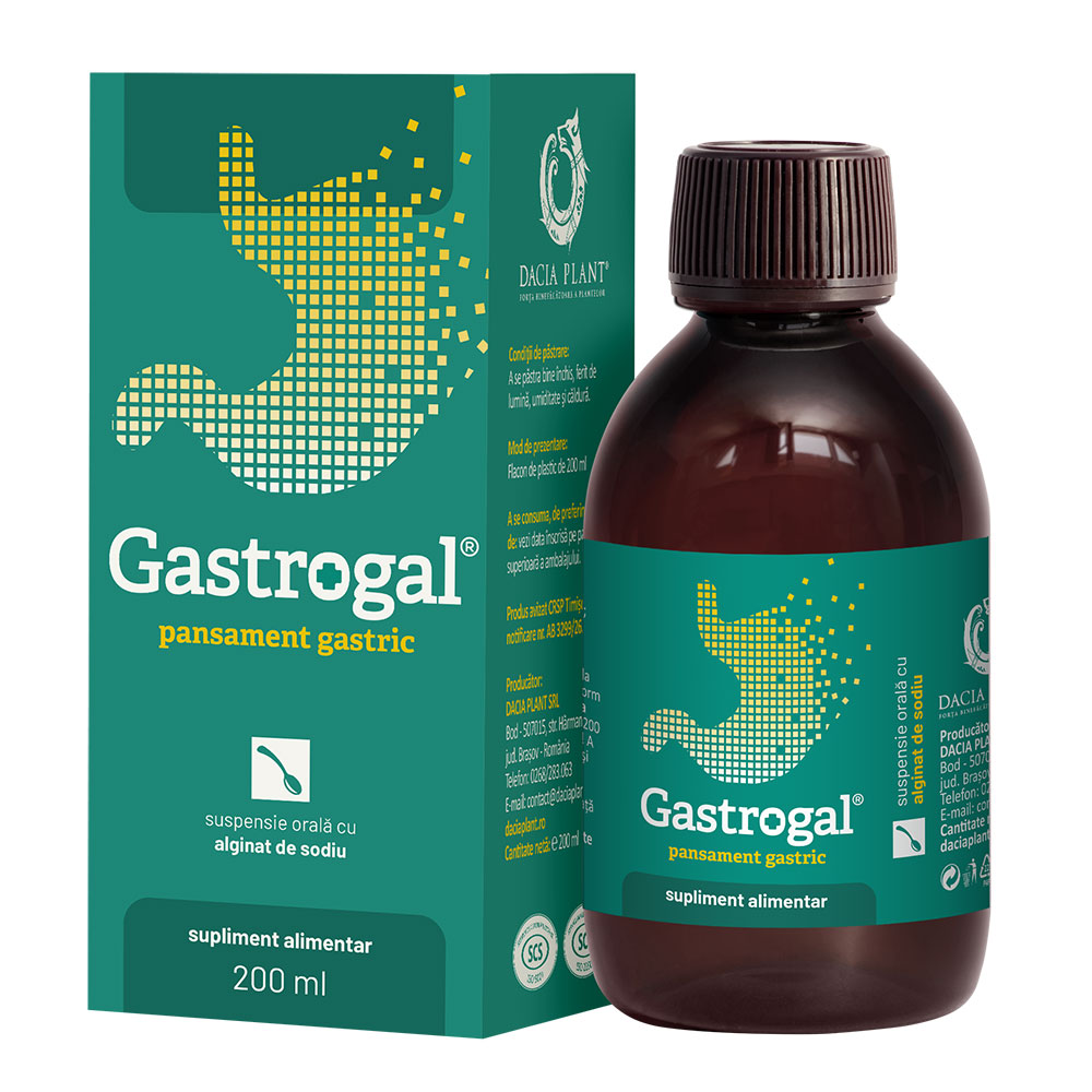 Suspensie orala Gastrogal, 200 ml, Dacia Plant