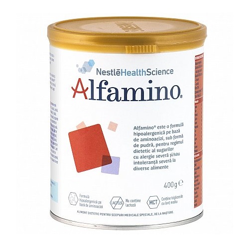 Formula speciala de lapte Alfamino, 400 g, Nestle