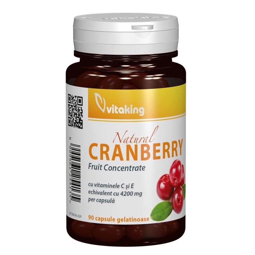 Extract de Cranberry, 90 capsule, VitaKing