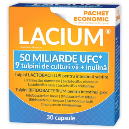 Lacium, 50 miliarde UFC, 30 capsule, Zdrovit