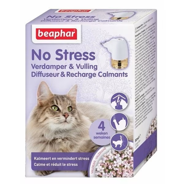 Difuzor electric calmant pentru pisici cu rezerva 30 ml No Stress, Beaphar