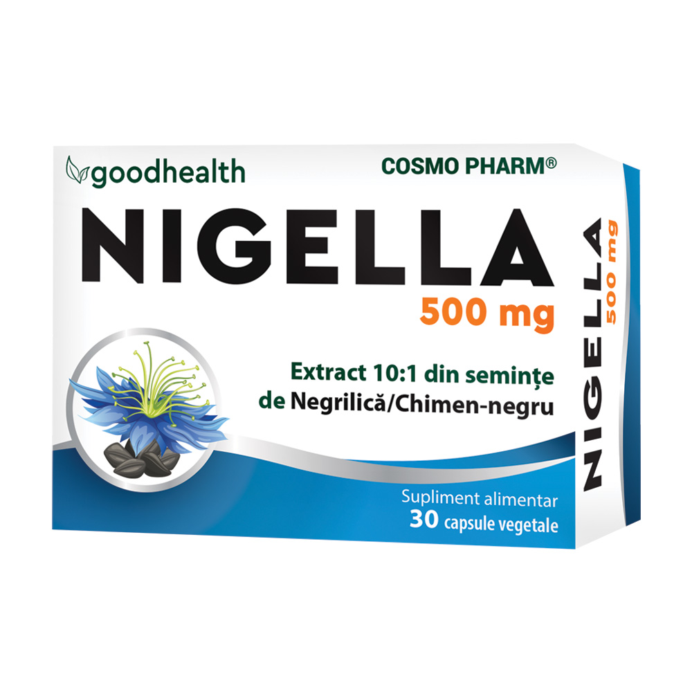 Nigella Sativa, 600 mg, 30 capsule, Cosmopharm