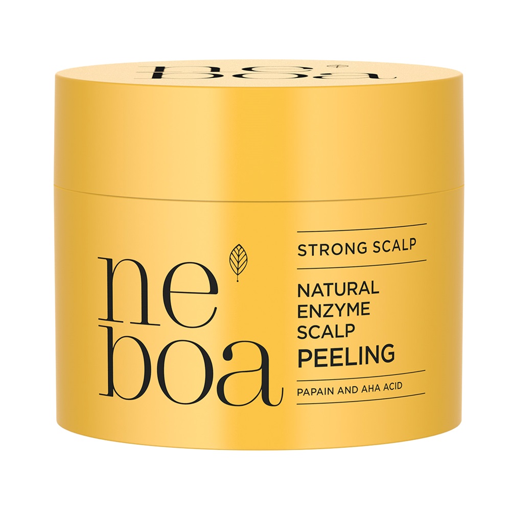 Peeling enzimatic natural pentru scalp Strong Scalp, 150 ml, Neboa
