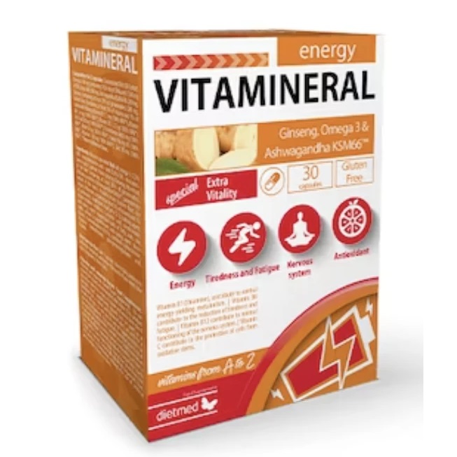Vitamineral Energy, 30 capsule, Dietmed