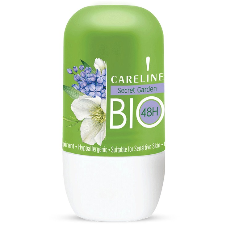 Deodorant anti-perspirant roll-on Secret Garden, 75 ml, Careline