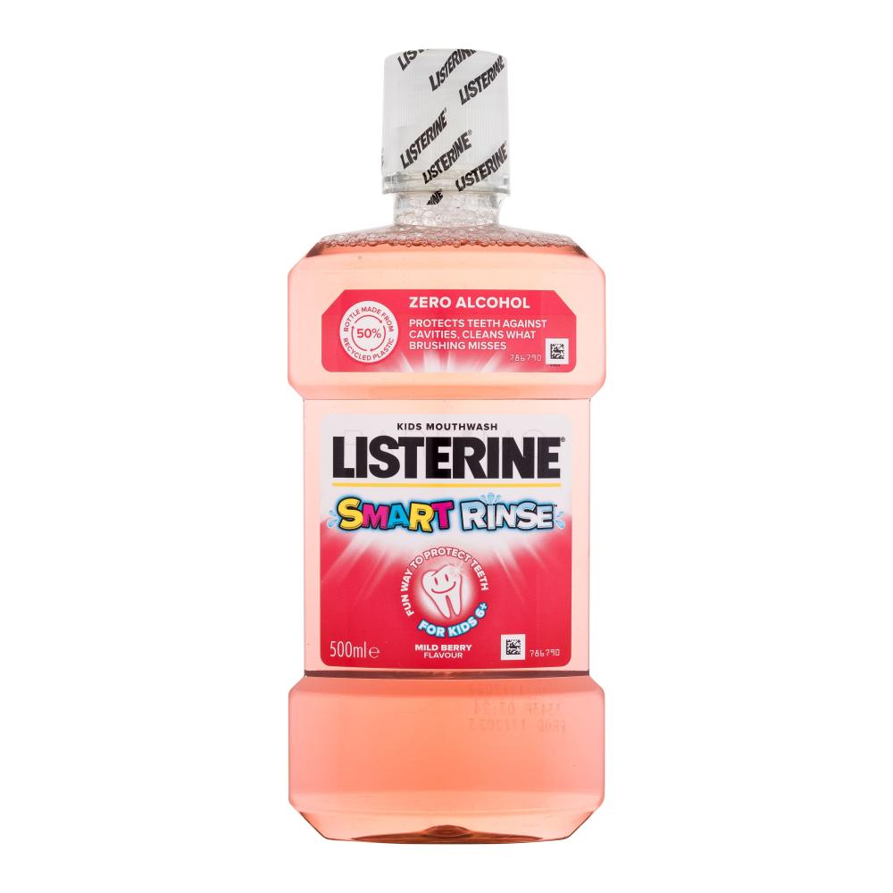 Apa de gura pentru copii 6+ Smart Rinse, 500 ml, Listerine
