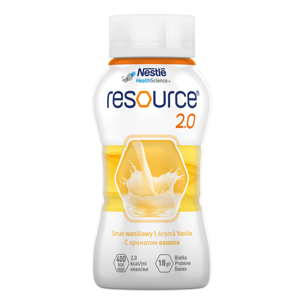 Resource 2.0 cu aroma de vanilie, 200 ml, Nestle