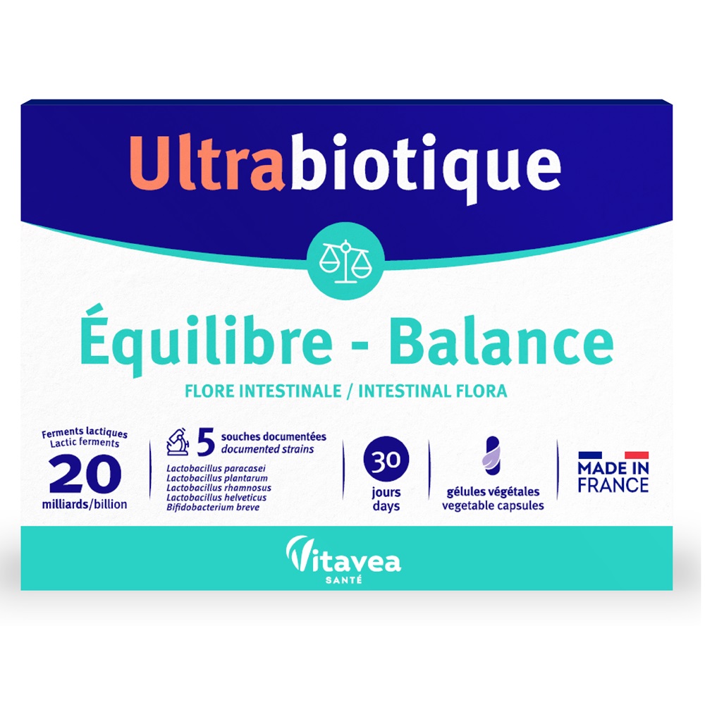 Probiotic Equilibre Balance Ultrabiotique, 30 capsule, Vitavea