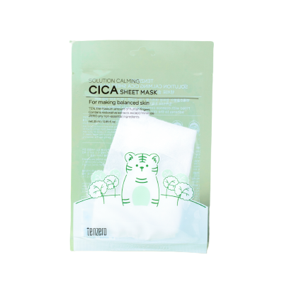 Masca tip servetel Solution Calming Cica, 25 ml, Tenzero