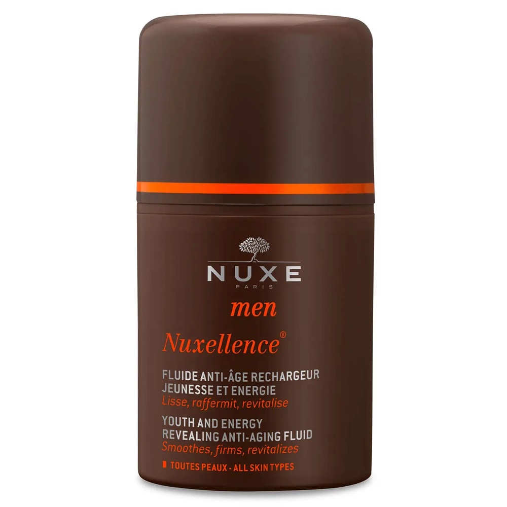 Fluid anti-rid energizant pentru toate tipurile de ten Men Nuxellence, 50 ml, Nuxe