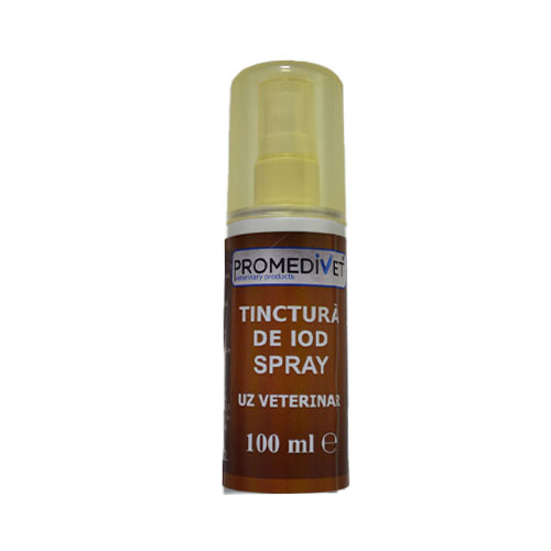 Tinctura de iod spray, 100 ml, Promedivet