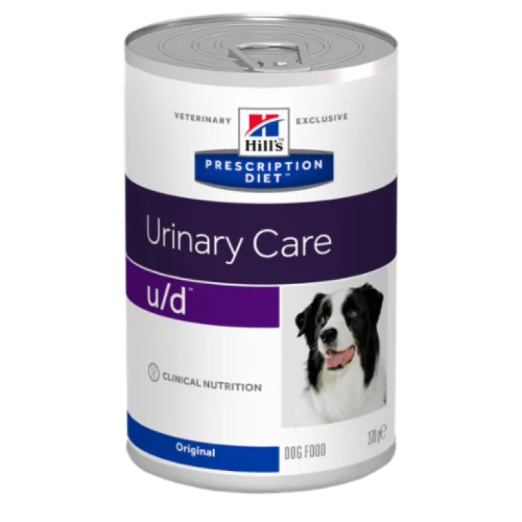 Hrana umeda pentru caini Prescription Diet U/D Urinary Care, 370 g, Hill's