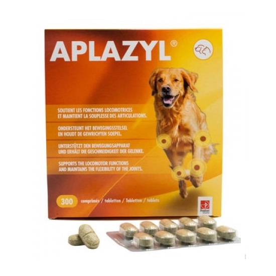 Tablete divizabile pentru susţinerea sistemului locomotor la caini si pisici Aplazyl, 300 tablete, Prodivet