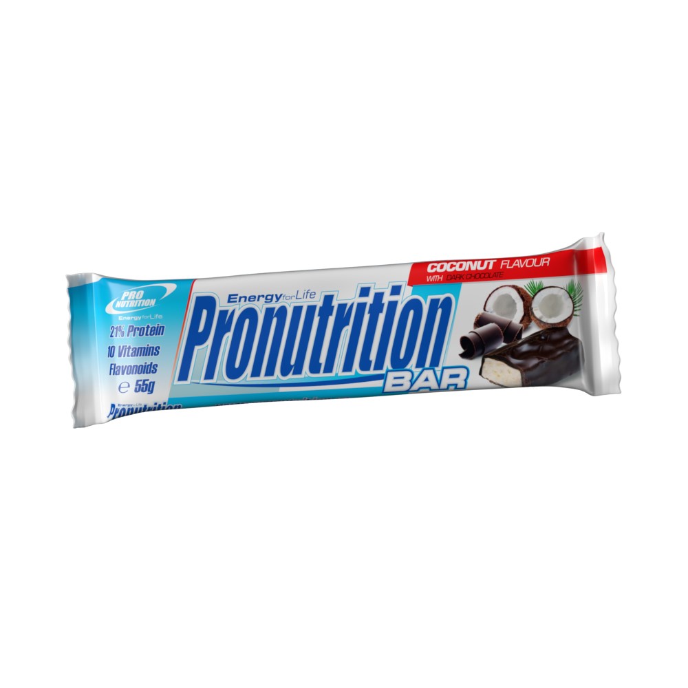 Baton proteic Coconut, 55 g, Pronutrition