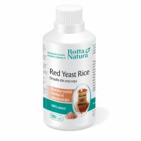 Red Yeast Rice Drojdie din orez rosu, 635 mg, 90 capsule, Rotta Natura