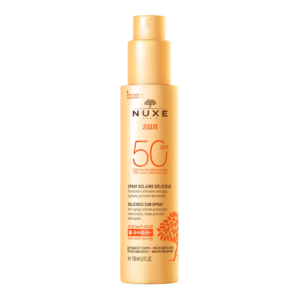 Spray cu protectie solara SPF50 pentru fata si corp Sun, 150 ml, Nuxe