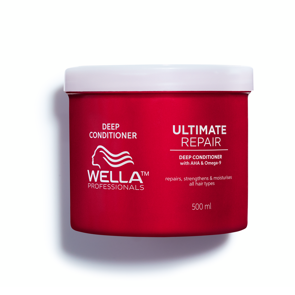 Balsam tratament cu AHA & Omega 9 pentru par deteriorat Ultimate Repair, 500 ml, Wella Professionals