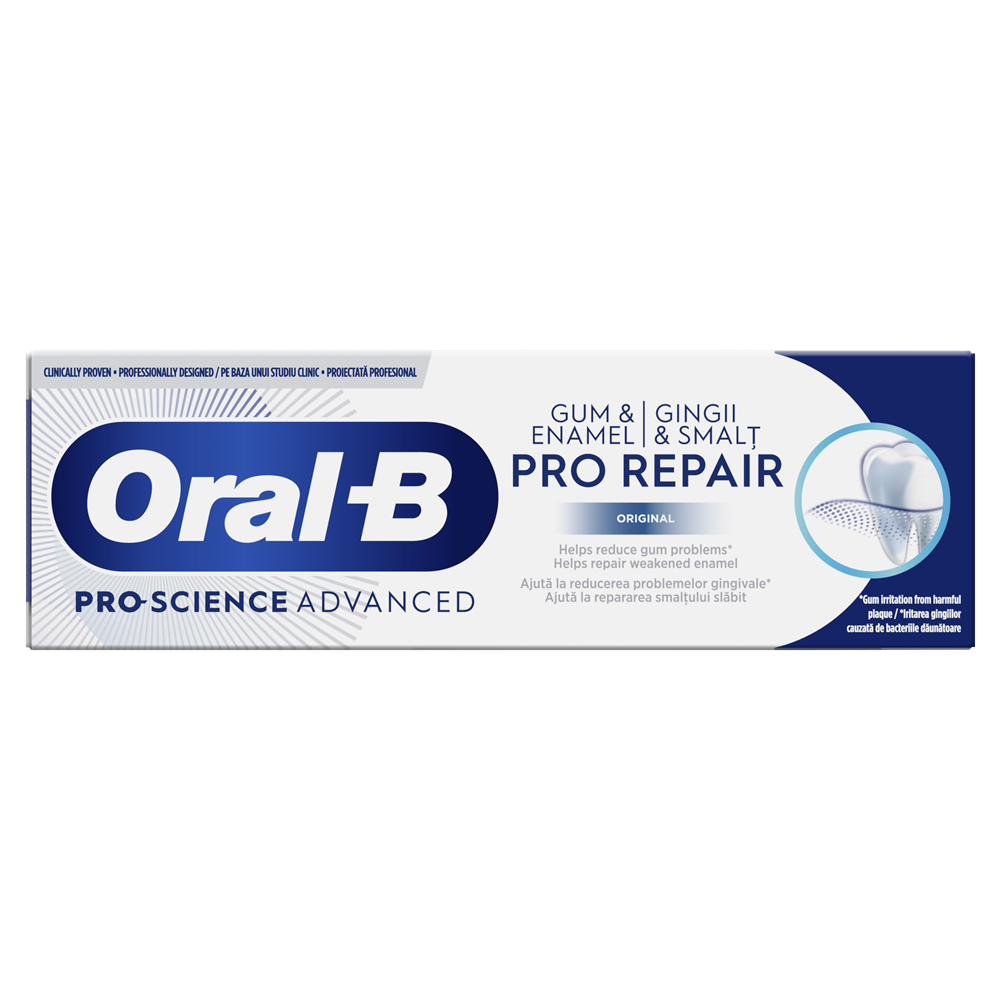 Pasta de dinti Advanced Gum & Enamel Pro-Repair Original, 75 ml, Oral-B