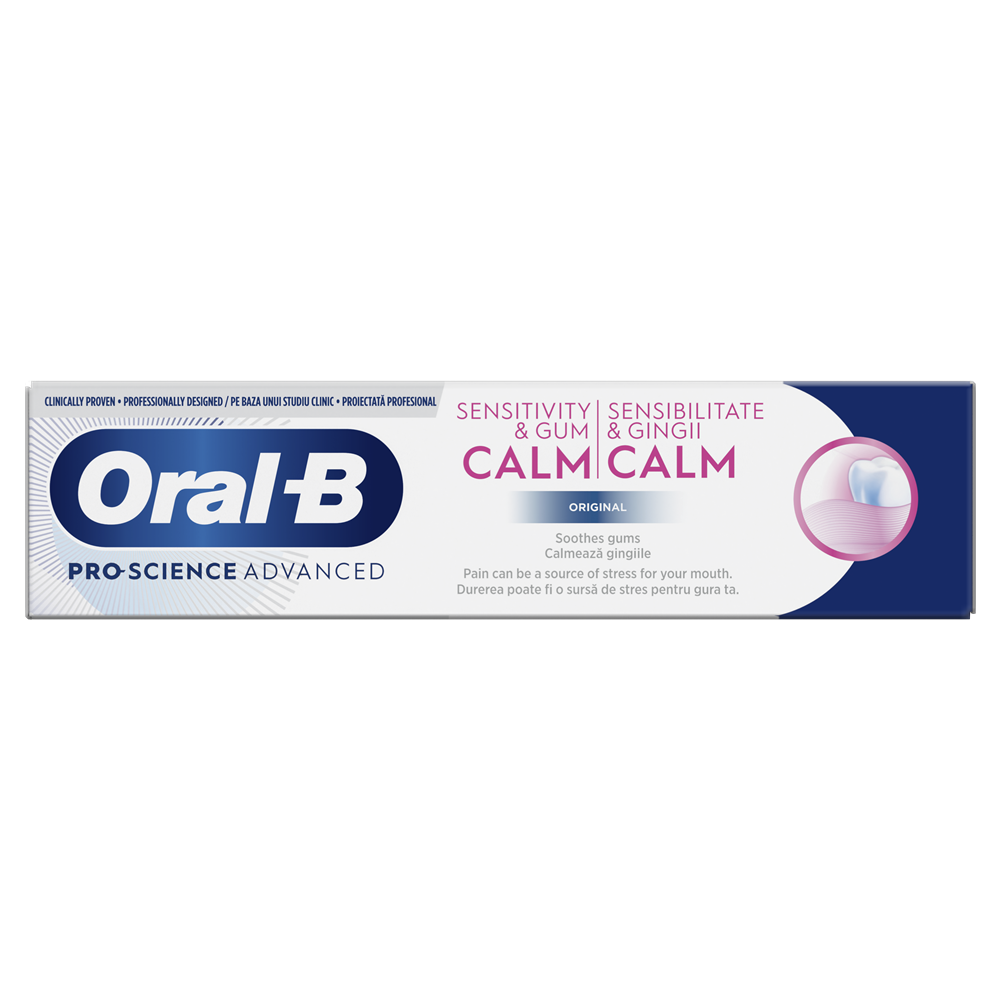 Pasta de dinti Advanced Sensitivity & Gum Calm Original, 75 ml, Oral-B