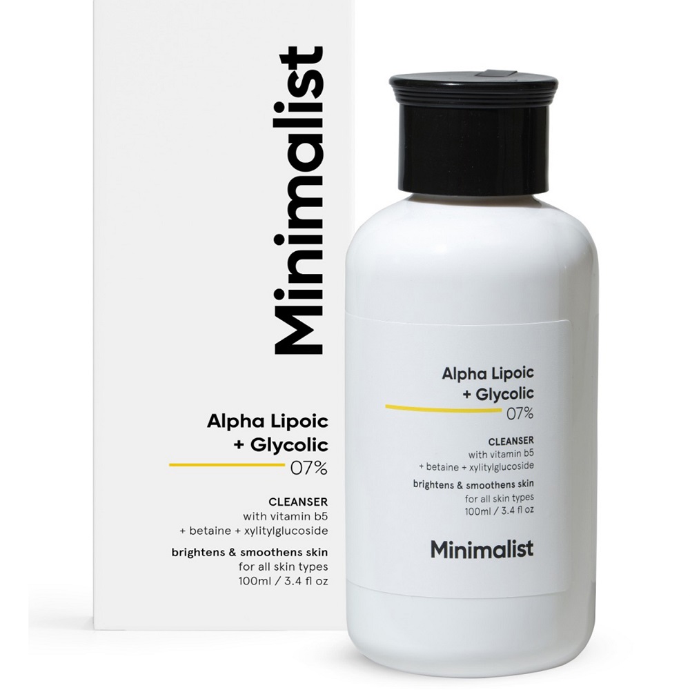 Gel de curatare cu Alpha Lipoic + Glycolic 07%, 100 ml, Minimalist