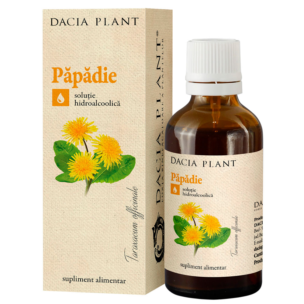 Tinctura de Papadie, 50 ml, Dacia Plant