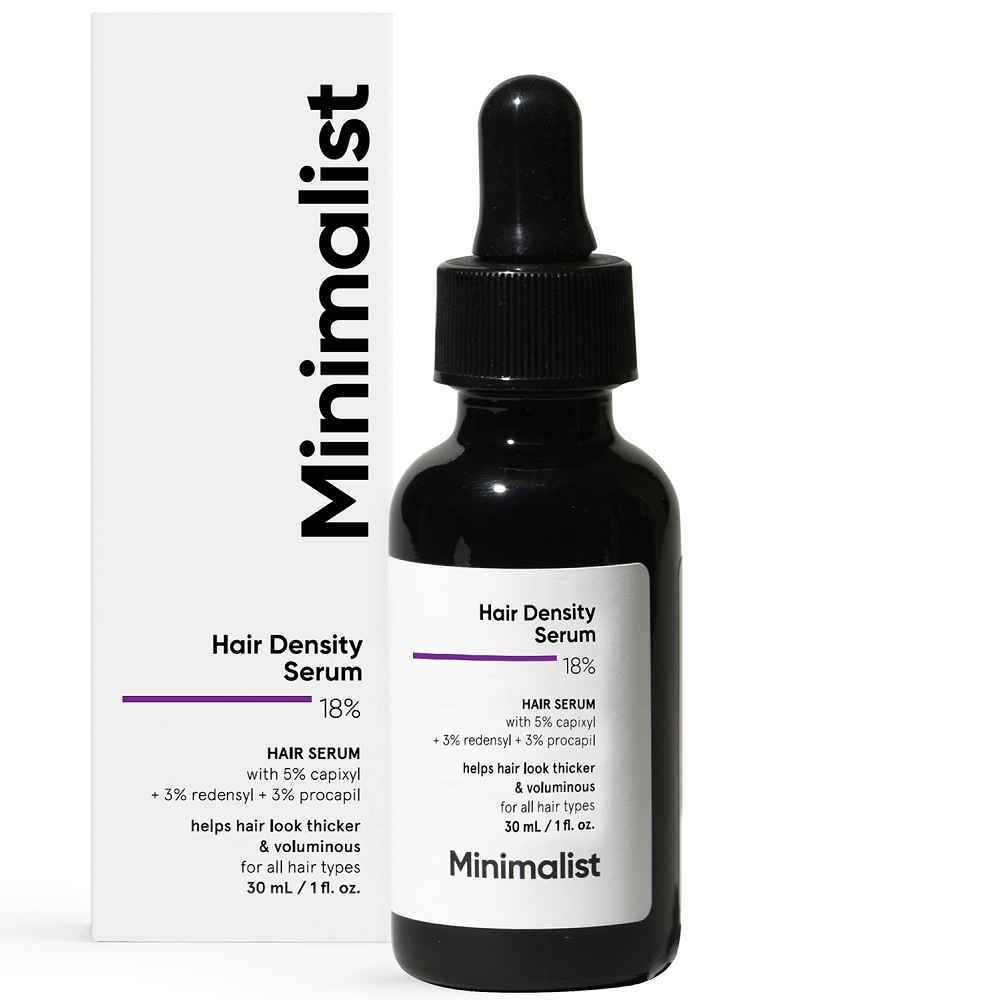 Ser pentru regenerarea parului Hair Density 18%, 30 ml, Minimalist