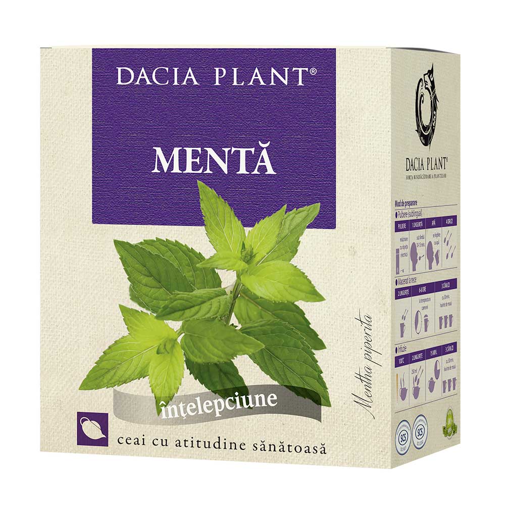 Ceai de Menta, 50 g, Dacia Plant