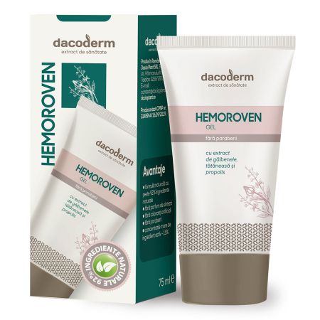 Gel Hemoroven Dacoderm, 75 ml, Dacia Plant