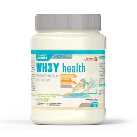 Pudra proteica WH3Y Health, 490 g, Marnys