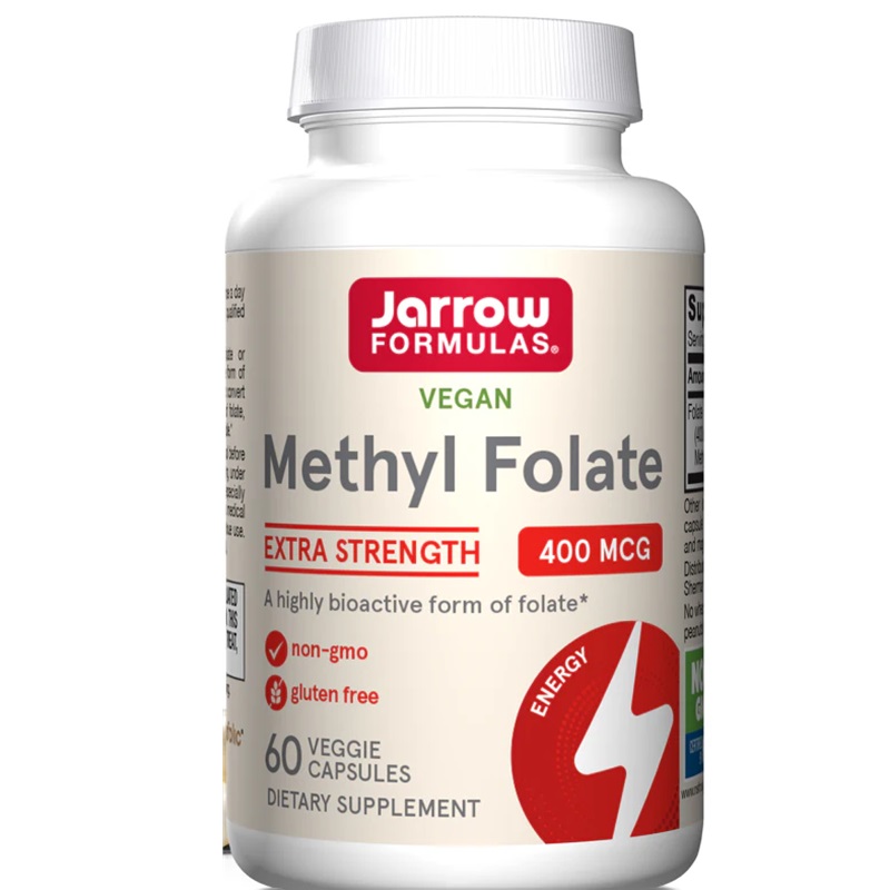 Methyl Folate, 400 mcg, 60 capsule vegetale, Secom