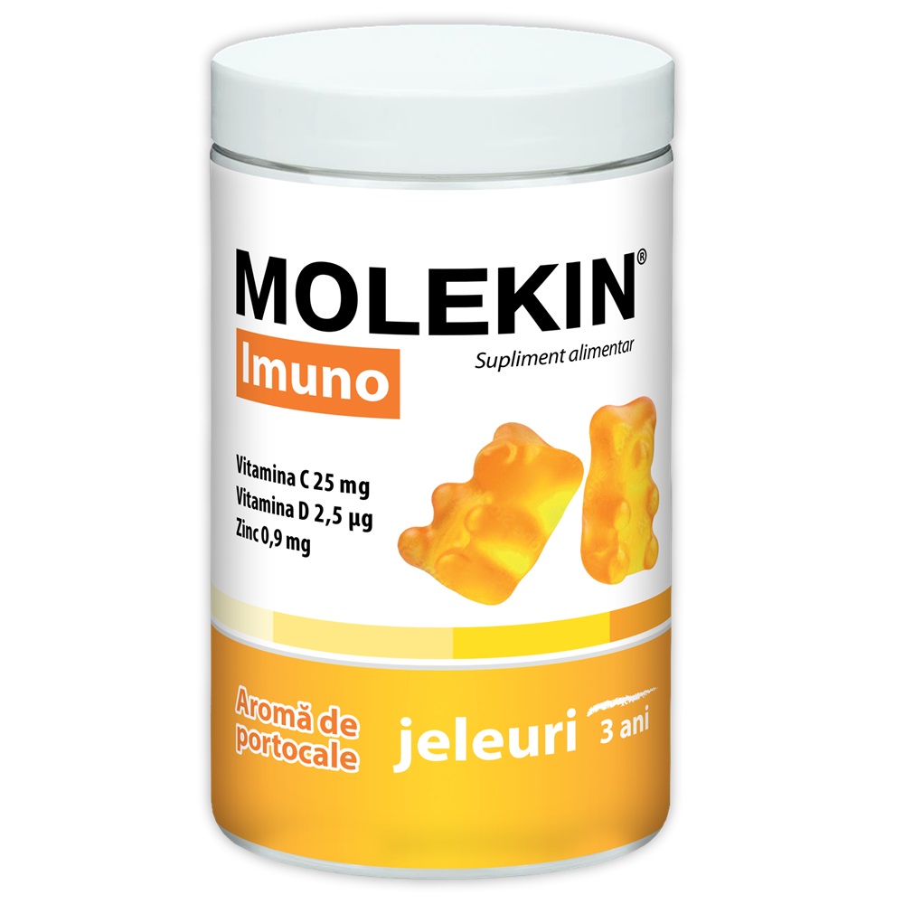 Molekin Imuno 3 ani+, 60 jeleuri gumate, Zdrovit