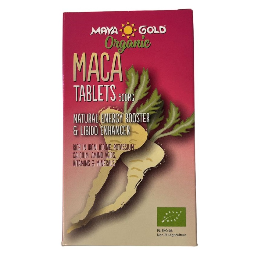 Maca bio, 500 mg, 200 tablete, Maya Gold