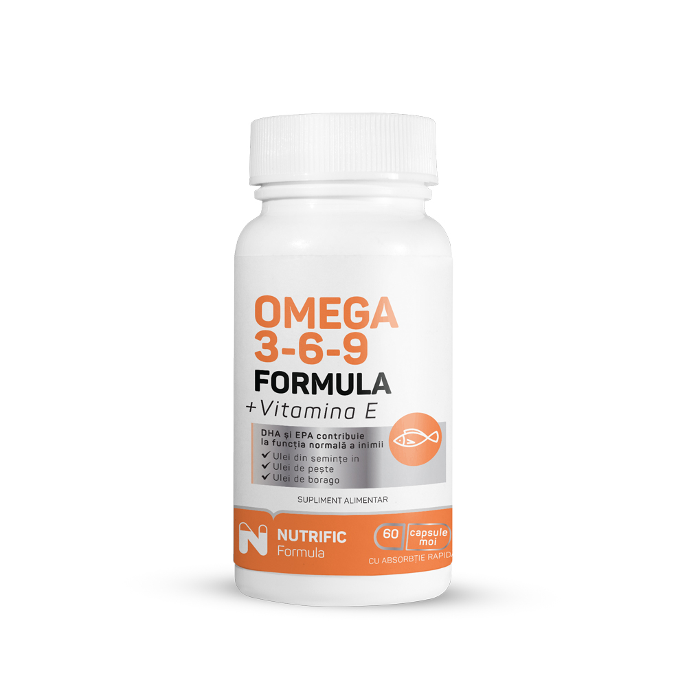 Omega 369 Formula, 60 capsule moi, Nutrific