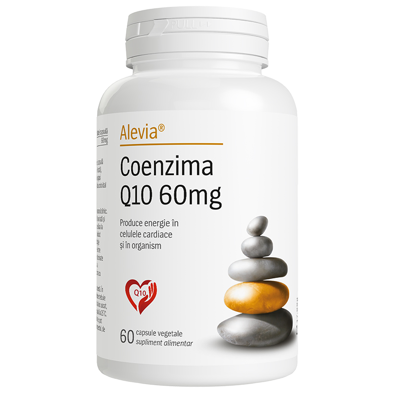 Coenzima Q10, 60 mg, 60 capsule vegetale, Alevia