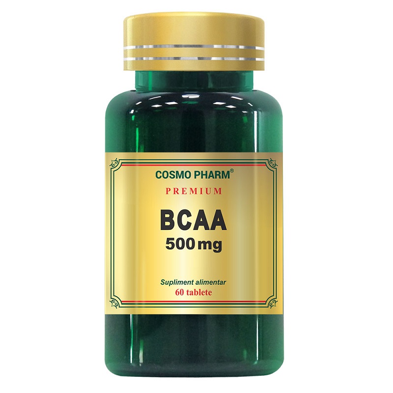 Premium BCAA, 500 mg, 60 tablete, Cosmopharm