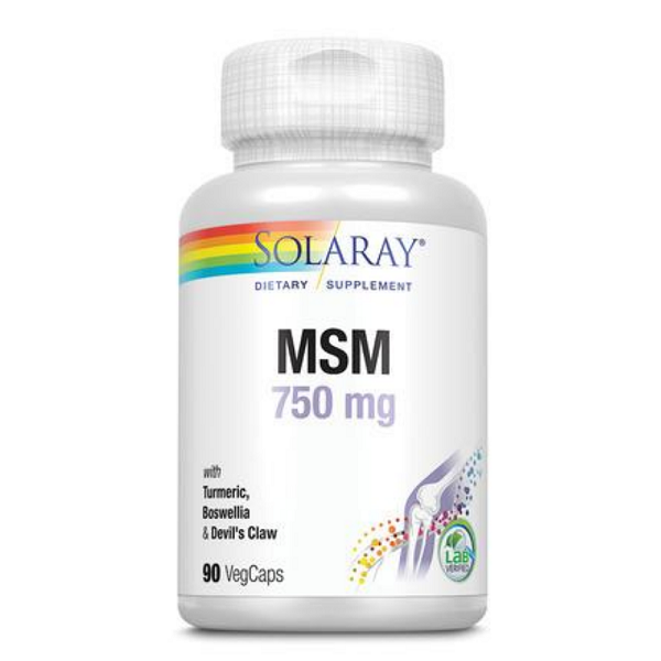 MSM mg Solaray, 90 capsule vegetale, Secom