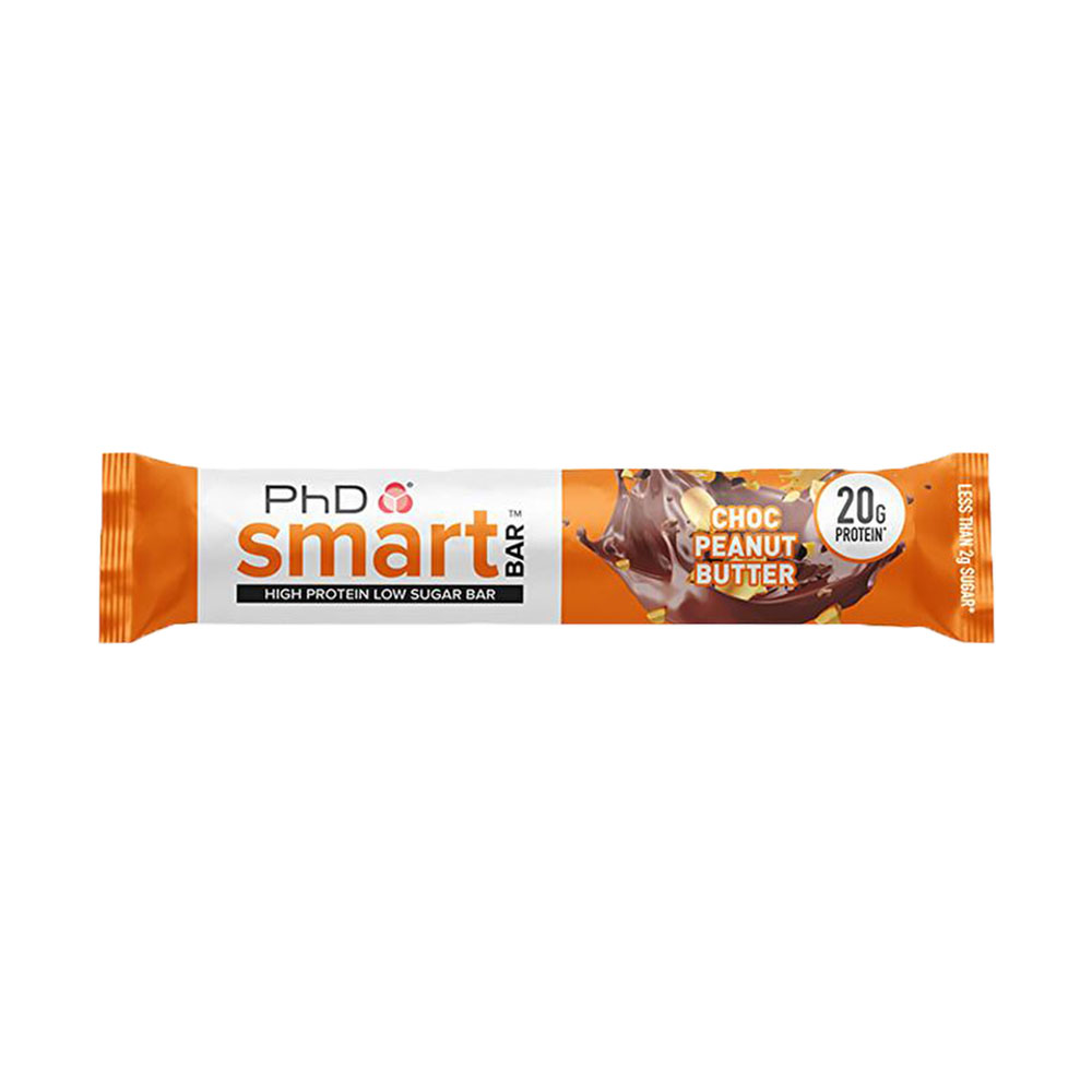 Baton proteic PhD Smart Bar Choc Peanut Butter, 64 g, PhD Nutrition