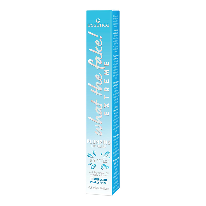 Luciu de buze Extreme Plumping Lip Filler Ice Ice Baby 02 What the fake, 4.2 ml, Essence