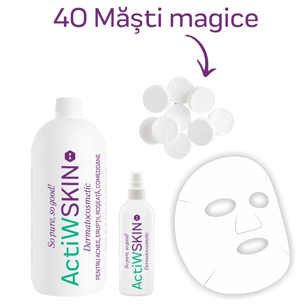 Pachet masti magice anti acnee, ActiW SKIN