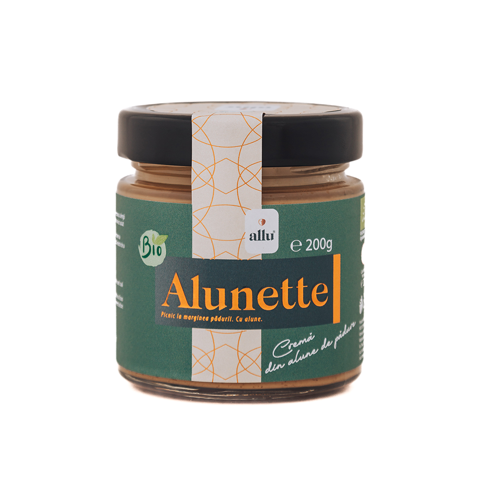 Crema Bio din alune de padure Alunette, 200 g, Allu