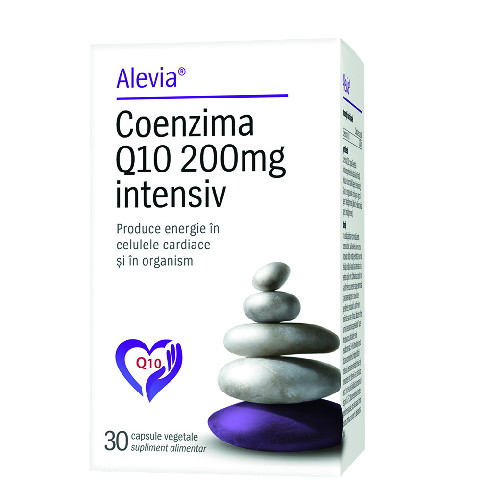 Coenzima Q10 intensiv, 200 mg, 30 capsule, Alevia