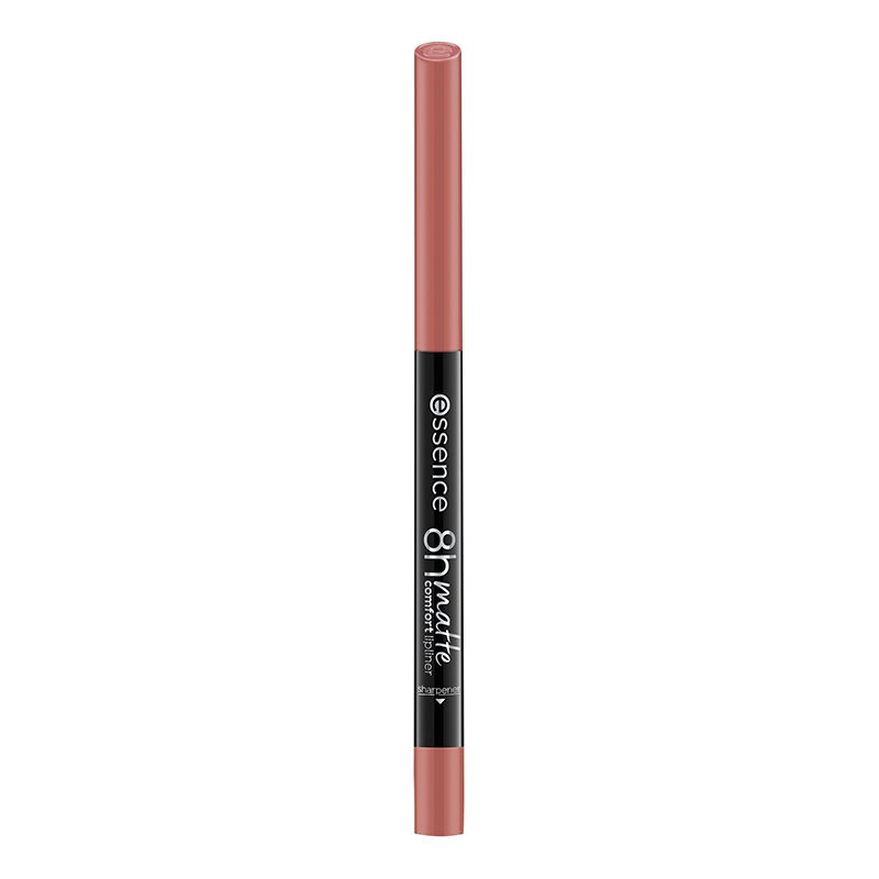 Creion pentru buze mat 04 Rosy Nude 8h Matte Comfort Lipliner, 0.3 g, Essence