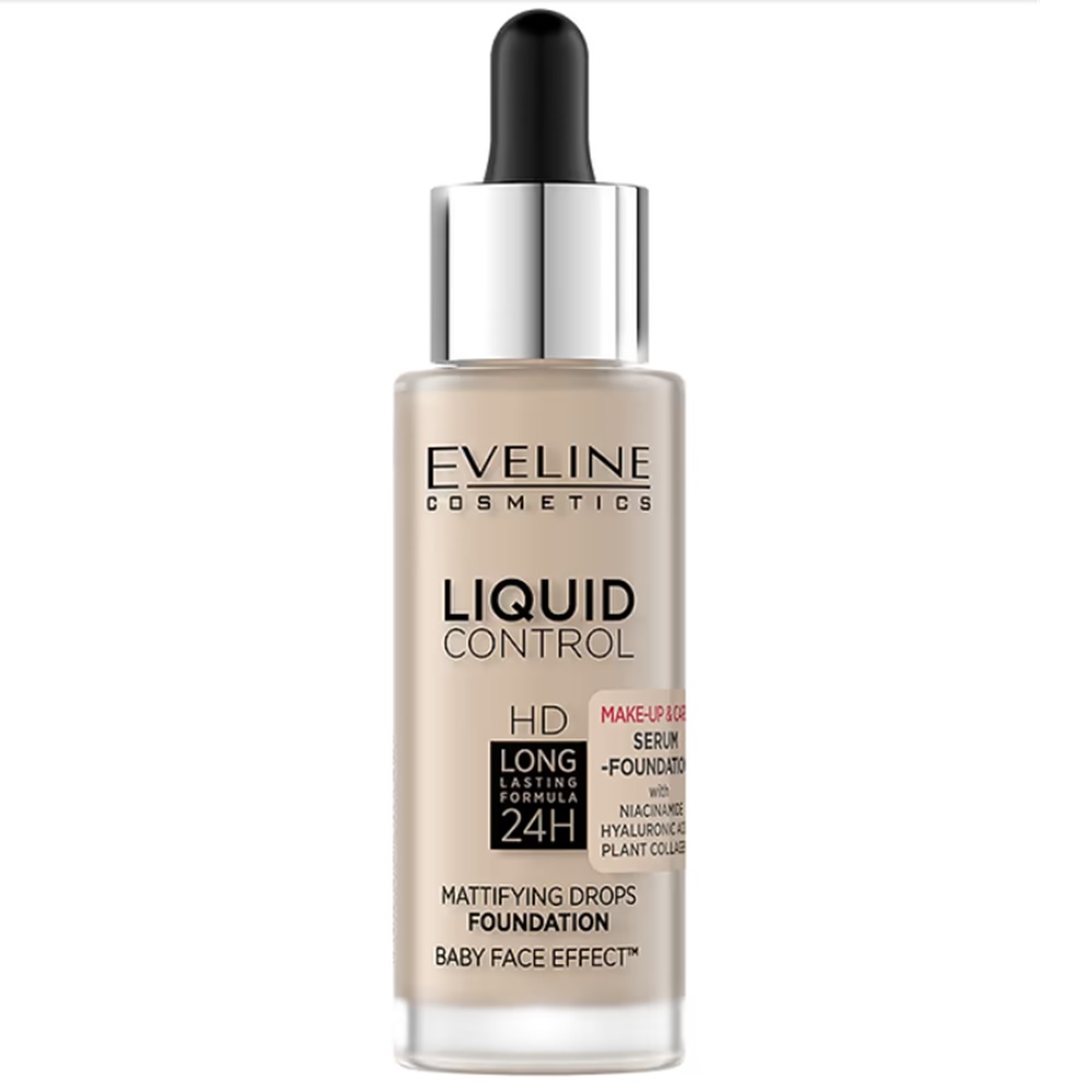 Fond de ten nuanta 010 Liquid Control, 32 ml, Eveline Cosmetics