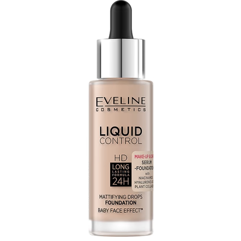 Fond de ten nuanta 011 Liquid Control, 32 ml, Eveline Cosmetics