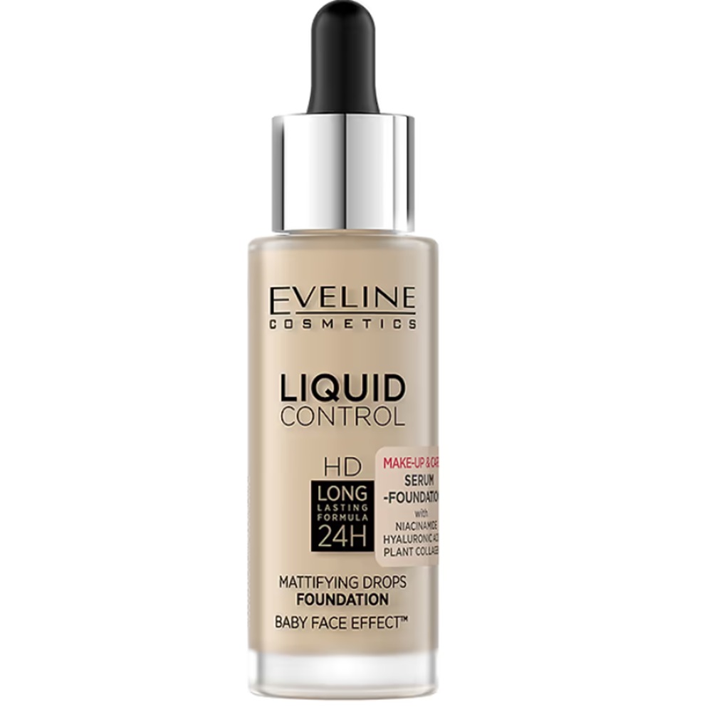Fond de ten nuanta 015 Liquid Control, 32 ml, Eveline Cosmetics