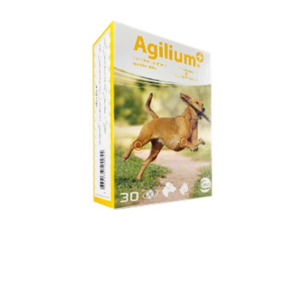 Supliment pentru sustinerea metabolismului articular la caini si pisici Agilium Plus, 30 tablete, Ceva Sante